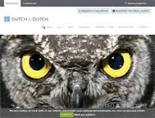 Tablet Screenshot of dutchanddutch.com